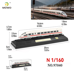 Locomotora de <span class=keywords><strong>Tren</strong></span> a <span class=keywords><strong>Escala</strong></span> <span class=keywords><strong>N</strong></span> 1:160, de Metal Fundido a Presió<span class=keywords><strong>n</strong></span>, con Vitrina Acrílica para Coleccionistas y Aficionados - Product Image 4