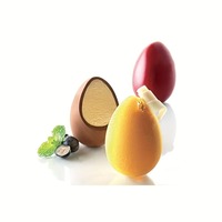 3D siliconen mal fondant siliconen mal chocolade reep mal siliconen mallen voor decoratie paasei 8 holtes mousse cake DIY ook