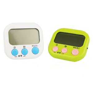 Kitchen <b>Timer</b> Digital Countdown 60 Min Touch Control Plastic Easy Operation White Green Blue Pink Colors - Product Image 3