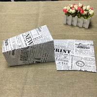 Boîte de papier frites personnalisable de haute qualité pour l'emballage de pop-corn de poulet frit et autres collations