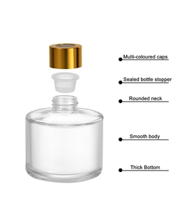 Sang Trọng 50Ml-200Ml Phẳng Hình Dạng Thủy Tinh Cho <span class=keywords><strong>Reed</strong></span> Khuếch Tán Chai Với Dập Nóng Và Vít Cap Cho Hương Thơm Dầu Nước Hoa - Product Image 3