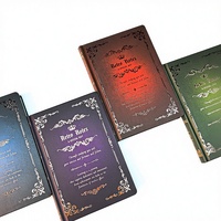 Carnet de notes personnalisé 2026, couverture rigide, estampage à chaud, carnet de notes classique magique avec des pages magnifiques