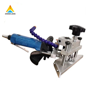 เครื่องเจียรขอบกระจกแบบพกพาสำหรับโรงงานผลิตกระเบื้องและแผ่นหินเครื่องเจียรขอบกระจกแบบขับเคลื่อนด้วยมอเตอร์แบบพกพา - Product Image 1