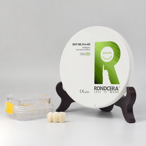 Rondcera SHT-ML Pro 4D, Bloque de Zirconia Dental con Gradiente de Color Natural y Transparencia Intensa para Laboratorios, OEM/ODM Disponible - Product Image 1