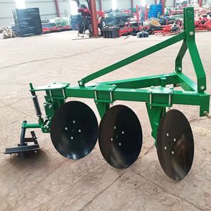 Charrue à disques 1LY(T)-325 à 3 rangs, cultivateur agricole vert, haute productivité, monté sur tracteur - Product Image 1