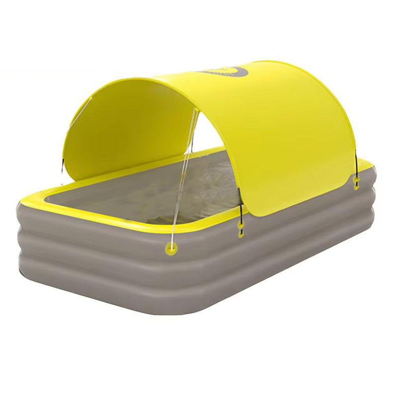 300cm jaune 3 anneaux avec auvent