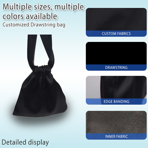 Vente en gros de sacs souples en fibre ultra-fine, sacs souples à cordon personnalisés - Product Image 4