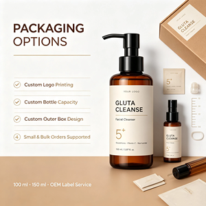 Limpiador Facial de Glutatión de Marca Privada, Fórmula con Vitamina C y Niacinamida, Cosméticos OEM ODM - Product Image 2
