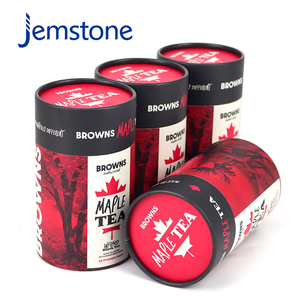 Tube en carton artisanal rond imprimé personnalisé avec couvercles boîtes d'emballage de tube en papier de tube de bougie - Product Image 4