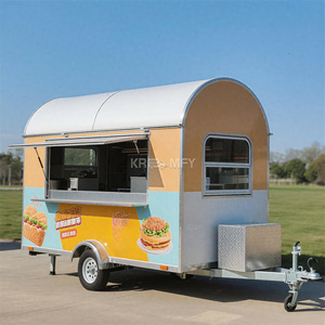 2025 Fully Kitchen Equipment Mobile Food Truck Concession Trailer With Service <b>Window</b> - Product Image 2