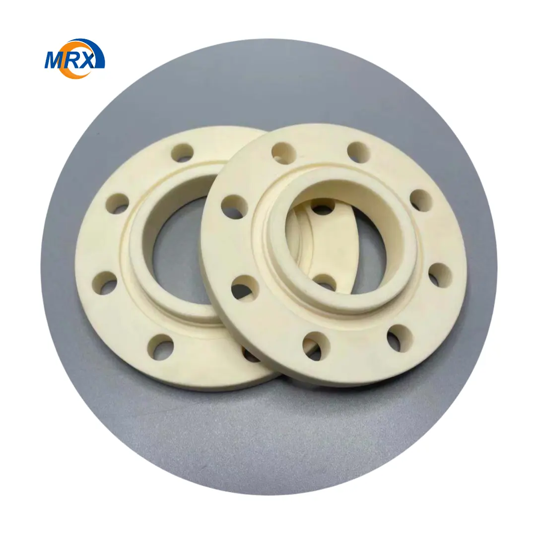 customized wearable precise Al2O3 rings alumina ceramic flange ring gasket