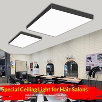 Plafonnier LED sans ombre spécialisé pour salons de coiffure, salons de barbier, salles de diffusion en direct - Éclairage intérieur super lumineux