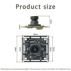 8MP 4K USB2.0 Camera Module 3840x2160 1/2.8" CMOS 3mm F2.5 95° Wide Angle UVC Plug and Play DMIC Microphone - Product Image 2