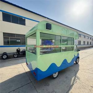 Classic Vintage Concession Trailer Mobile Food Truck for <b>BBQ</b> Hot Dog Ice Cream Business - Product Image 5