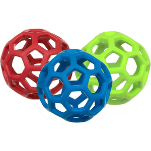 Pelota de Juguete para Perros, Colorida, Mediana, 9 cm de Diámetro, Duradera, Ecológica, Hueca, de Goma TPR Natural No Tóxica, para Mascotas Pequeñas, Cumpleaños - Product Image 1