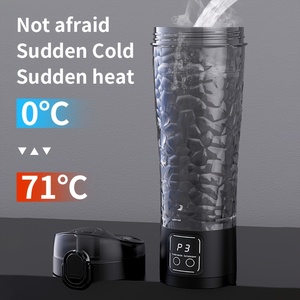 Gobelet mélangeur de protéines électrique sans BPA, bouteille de <span class=keywords><strong>shaker</strong></span> de protéines électrique rechargeable, mixeur portable pour le sport et la remise en forme - Product Image 5