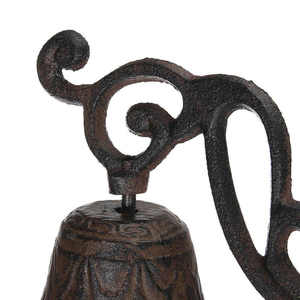 Campana de Pared Vintage de Hierro Fundido, Decoración de Jardín con Efecto Envejecido, Decoración Artística para Mesa de Oficina, Artesanía Decorativa - Product Image 3