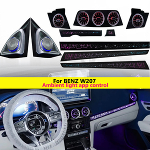 Kit de Luces LED Interiores para Automóvil <span class=keywords><strong>Mercedes</strong></span>-Benz Clase <span class=keywords><strong>E</strong></span> W207 Coupé/CGI Cabriolet 2009-2016, Iluminación Ambiental de 64 Colores Tipo Turbina - Product Image 1