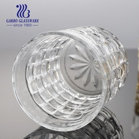 Promoción de Fábrica: Vaso de Cristal Transparente Garbo Classic de 11 oz con Relieve, para Hotel, Bar, Pub, con Logotipo OEM, para Whisky