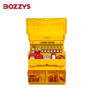 BOZZYS <span class=keywords><strong>Porte</strong></span> de station de verrouillage d'équipement industriel de luxe avec couvercle et étiquettes trilingues Type <span class=keywords><strong>cadenas</strong></span> PC et plastique - Product Image 3