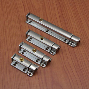 Stainless Steel <b>Door</b> Latch Heavy Duty Pins Bathroom <b>Door</b> Bolt Automatic <b>Spring</b> Lock Easy Installation Industrial Design - Product Image 2