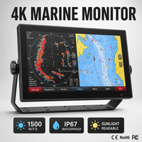 Moniteur marin Bestview de qualité industrielle, étanche IP67, robuste, écran tactile de 15,6, 18,5 et 21,5 pouces pour accessoires de bateau