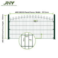 Panneaux de clôture décoratifs à double fil de 5/6mm pour jardin/maison/cour 6/6/8 & 8/1086 vert