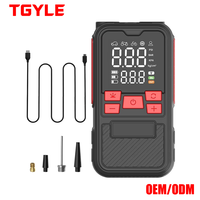 Pompa Udara Mobil Portabel Tanpa Kabel 12V Bersertifikasi CE dengan Pengukur Tekanan Digital, Bahan ABS, Pengisi Ban dan Monitor Tekanan