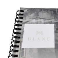 Impresión de Libros con Encuadernación de Alambre Personalizada Premium con Papel Couché para Manuales Empresariales, Catálogos y Presentaciones
