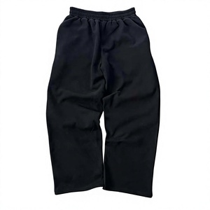 Sweatpants streetwear homme personnalisés en molleton brossé avec broderie pour les marques streetwear américaines - Product Image 1