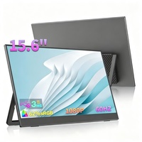 Monitor Gaming Portabel 15.6 Inch IPS FHD Tipe-C dengan Penyangga Terintegrasi, Mendukung Dua Monitor, Monitor Eksternal USB HD