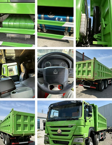 Camion benne d'occasion SINOTRUK HOWO 8x4 371HP Euro 2, 16 tonnes, pour <span class=keywords><strong>transport</strong></span> lourd général - Product Image 6