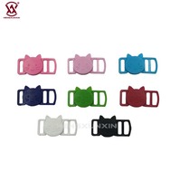 Boucle de collier pour chien personnalisée avec logo et couleur, double boucle réglable pour animaux de compagnie, accessoires pour sacs