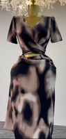 Nouvelle Robe de Soirée Mixi Plissée Élégante pour Femme, Épaules Dénudées, Dentelle, Manches Longues, Sexy et Froncée, Collection Printemps 2026