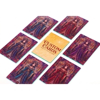 Cartes à collectionner holographiques personnalisées avec finition UV spot et estampage à chaud, cartes TCG de collection haut de gamme, impression de jeux