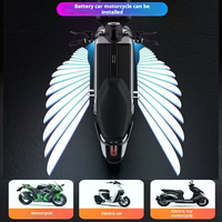 Feux LED pour moto LS, ailes d'ange, lot, style cool, projecteur blanc, conduite nocturne, vente en gros, feux décoratifs pour moto