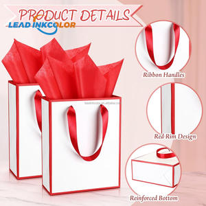Custom Logo Reusable Coated Paper Bag With Luxury Matt Lamination Carry Packaging and Shopping Handle for Clothing Packing - Product Image 3