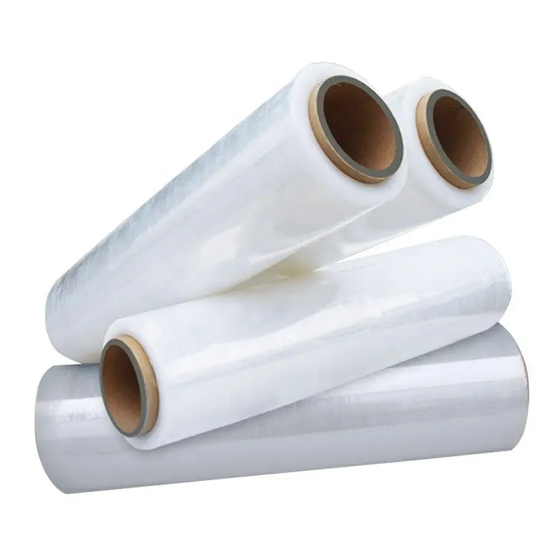 Wholesale Colored Casting Packaging Plastic Shrink Wrap Pe Cling Pallet Stretch Jumbo Roll Film For Packaging Wrapping Machine