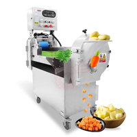 YQC850 Elektrische Hoge Kwaliteit RVS Groente- en Fruit Snijder/Slicer/Shredder/Kubus Snijder 220v Motor Aardappelen Bladgroenten