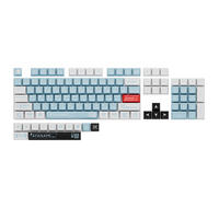 Diy custom sa profile polycarbonate full transparent mechanical keyboard keycaps pbt dye sublimation valorant keycaps