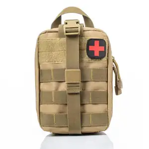 Kustom Logo pertolongan pertama Kit medis taktis kantong darurat bertahan hidup tas dada UNTUK KELUARGA pelatihan rumah sakit luar ruangan