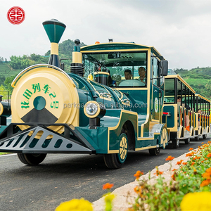 Trenino Turistico Elettrico Senza Binari con Motore Diesel per Parchi Divertimento e Gite Turistiche a Prezzo di Fabbrica - Product Image 4