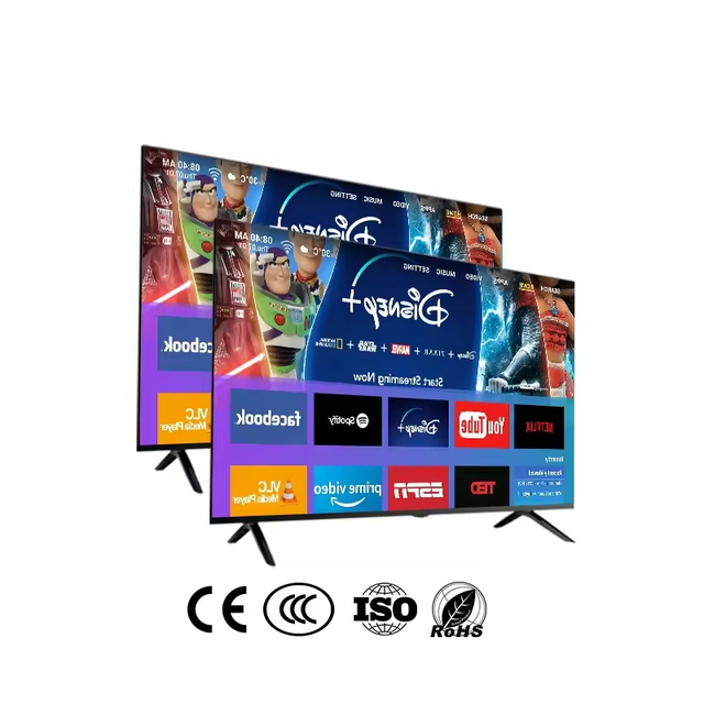 2024 High Quality LCD OEM Logo Xxvideoxx Package Custom 24 36 48 50 55 Inch Portable HD Portable Screen LED Televisions