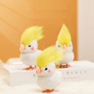 Jouets en peluche poupées à remonter, perroquet enfantin cool qui bouge et saute, jouets en peluche simulés avec mécanisme de remontage à chaîne mobile, cadeau pour enfants - Product Image 3