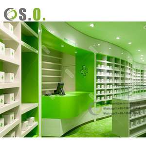 خزانة صيدلية عالية الجودة في المستشفى أرفف محلات الأدوية - Product Image 3