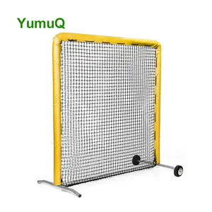 YumuQ 7'x7 '野球ソフトボールスポーツ投げトレーニングピッチングゴール練習ネット