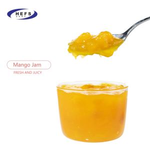2025 OEM Haute Qualité Premium Sirop Liquide Thé Lait Café 2.8KG Pâte De Mangue Pot Sous Vide Gelée Bonbons Confiture De Fruits Avec Pulpe - Product Image 2