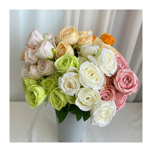 7 <span class=keywords><strong>rose</strong></span> rotonde vento e pioggia fiori artificiali dekoration - Product Image 1