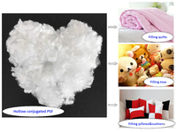 Fibre creuse en polyester silicone HCS de fabrication chinoise pour le rembourrage de canapé