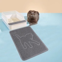 Tapis de Nourriture Pliable et Lavable pour Chats et Chiens, Sans BPA ni Phtalates, Personnalisable, pour la Maison et les Animaux, Tapis de Bol pour Animaux de Compagnie